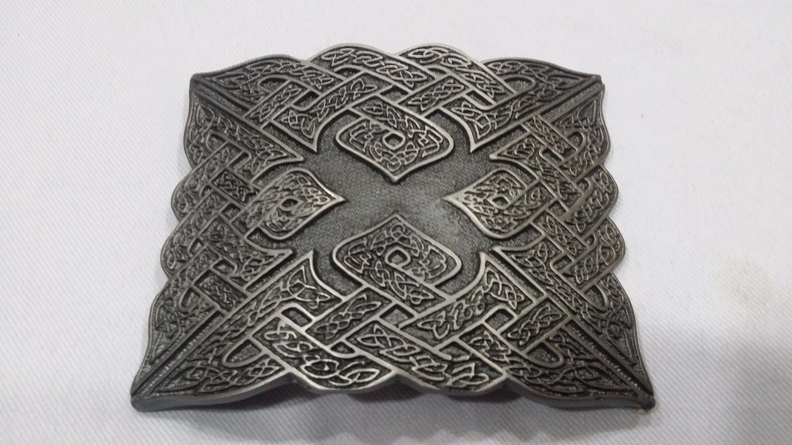 Celtic Knot Kilt Belt Buckle Silver Antique Finish/Highland Belt Buckles HS