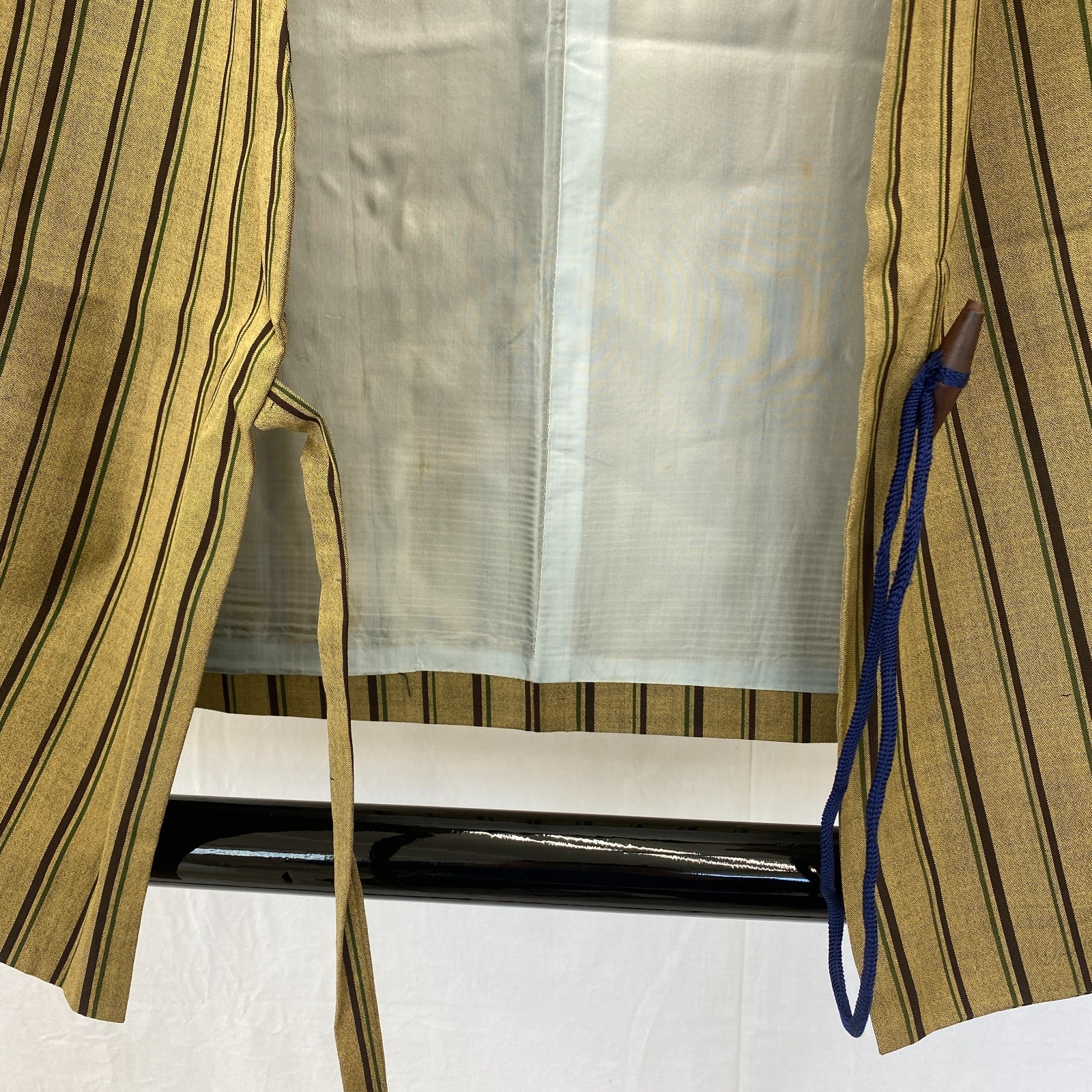 Japanese Vintage Kimono Haori Jacket Cotton Brown Traditional Authentic 29 in