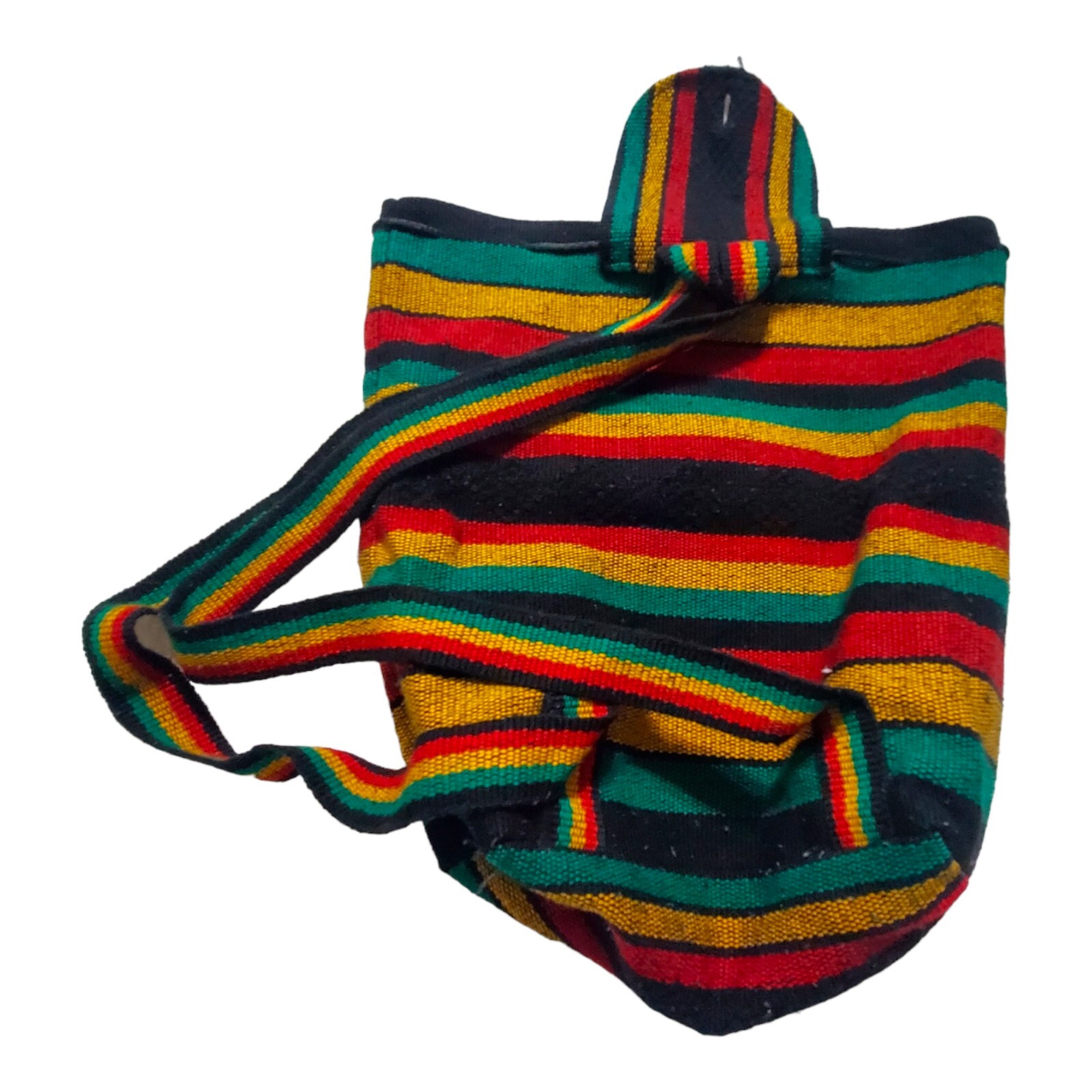Baja Rasta Backpack Hippie Gear Pinzon Mini Beach Rasta Bag Mexican Made Mochila