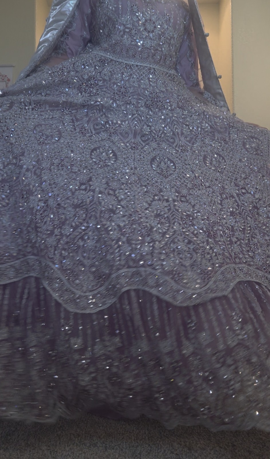 Pakistani 3 Piece Wedding Eid Dress Traditional Gown Walima Free Shipping Usa