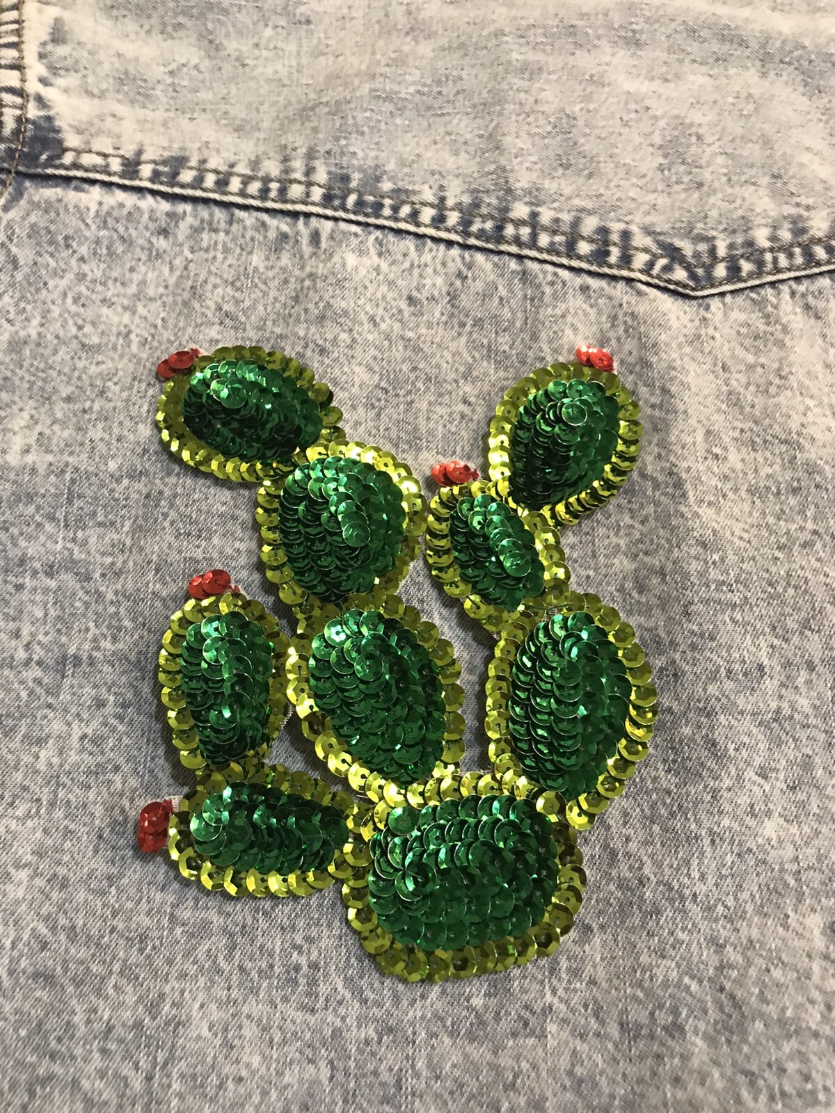 Nopal Parche Navidad Sew On Patch Cactus Mexico Mexican Independence Day Frida