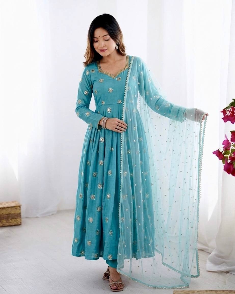 GOWN SALWAR KAMEEZ SUIT PARTY DRESS NEW WEAR PAKISTANI INDIAN WEDDING BOLLYWOOD