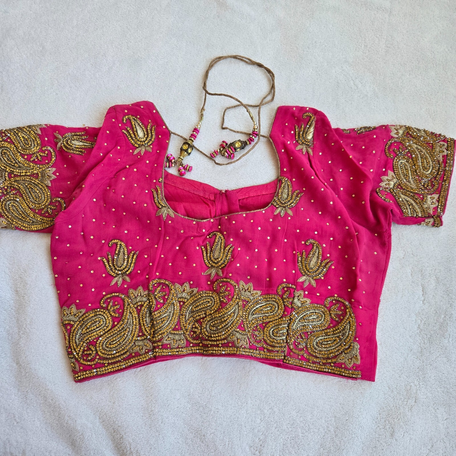 Pink Heavy Georgette Saree NEGOTIABLE