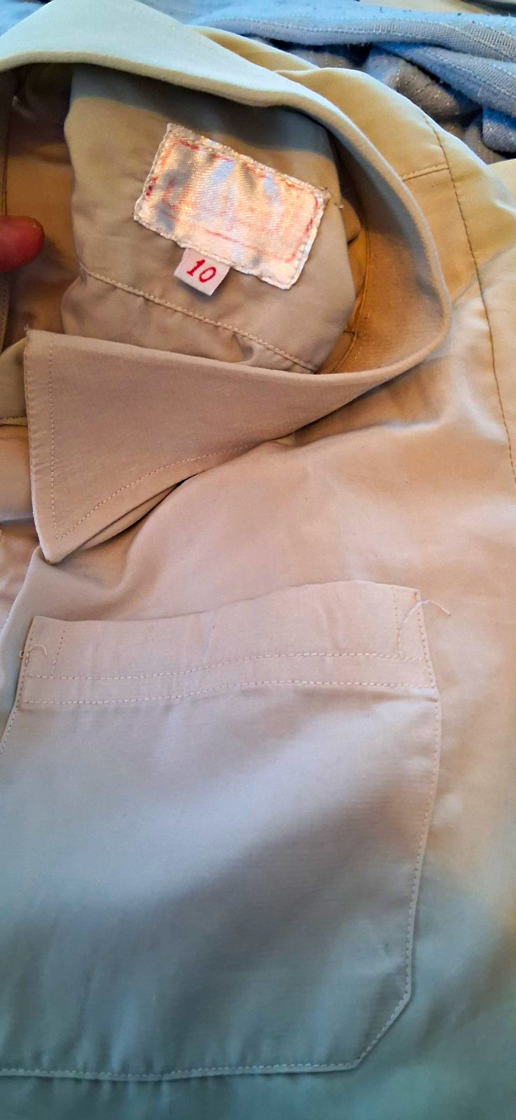 Set Of 3 Boys Thobes Size 42-44. 1 Gray/khaki, 1 Black, 1 White