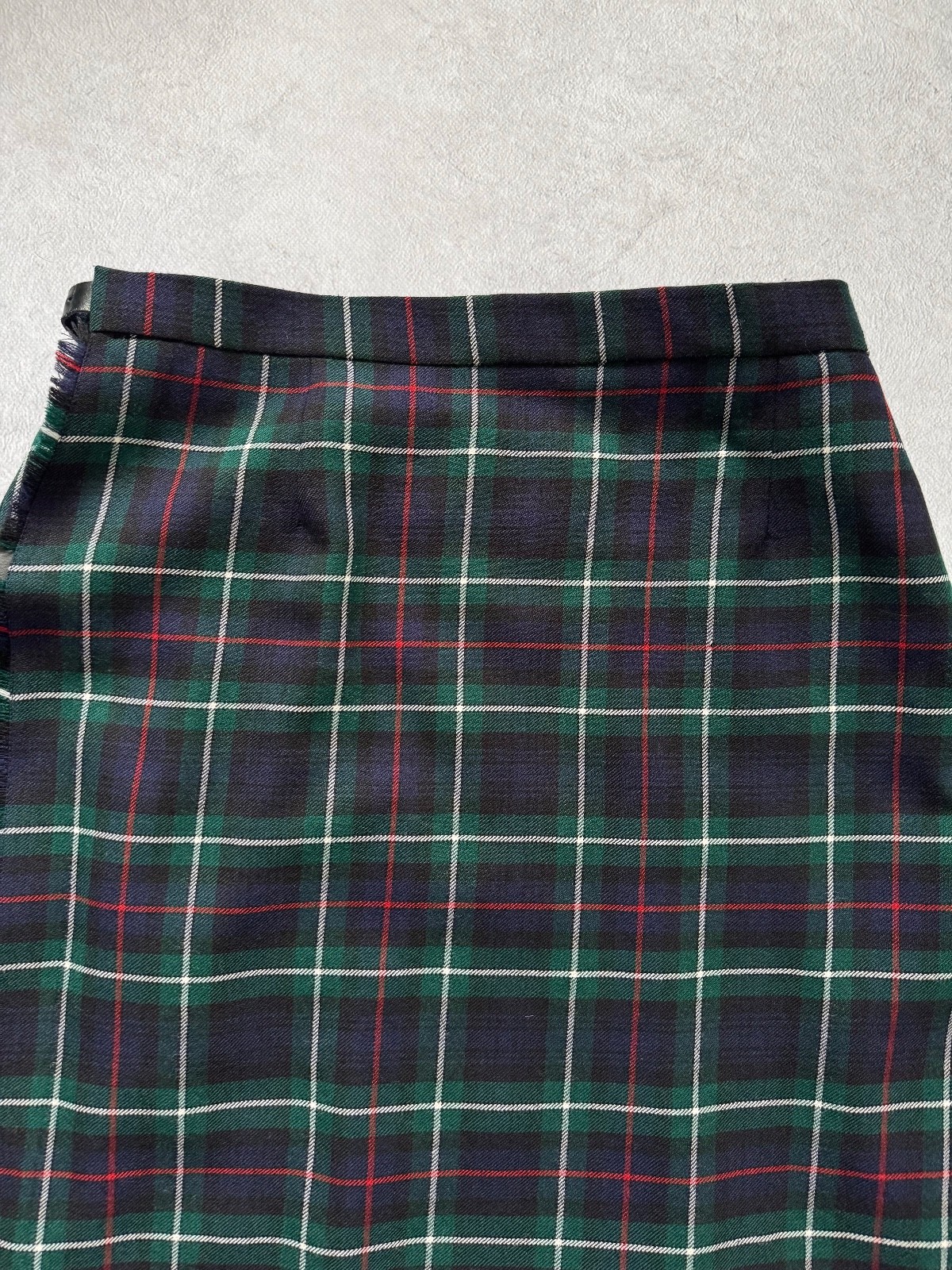 Vintage Hector Russell Kiltmaker Black Watch Tartan Wool Scottish Kilt Men’s