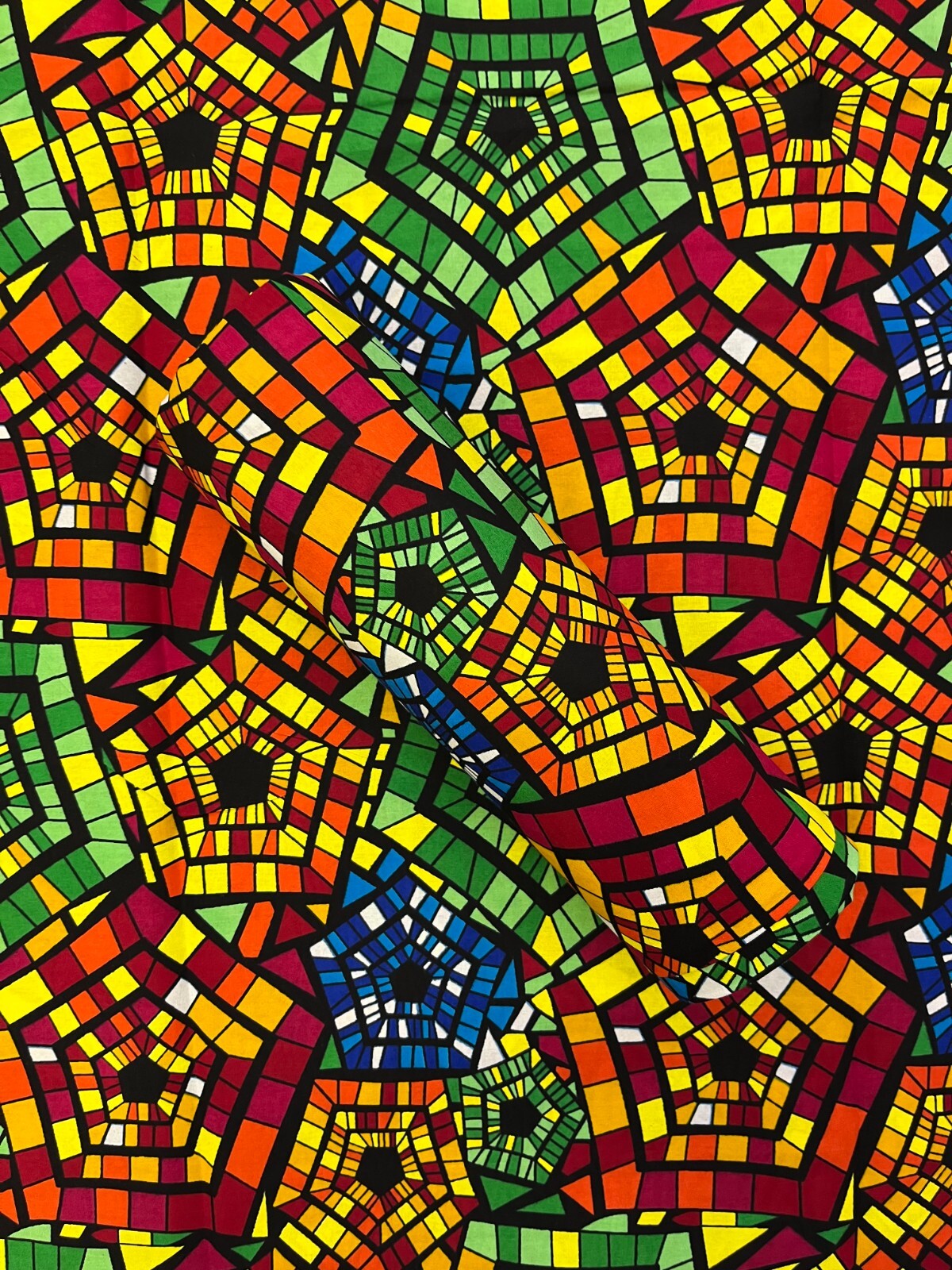 High End Ankara African Wax Print- Sell by 6 yards / 100% Cotton -For Dresses