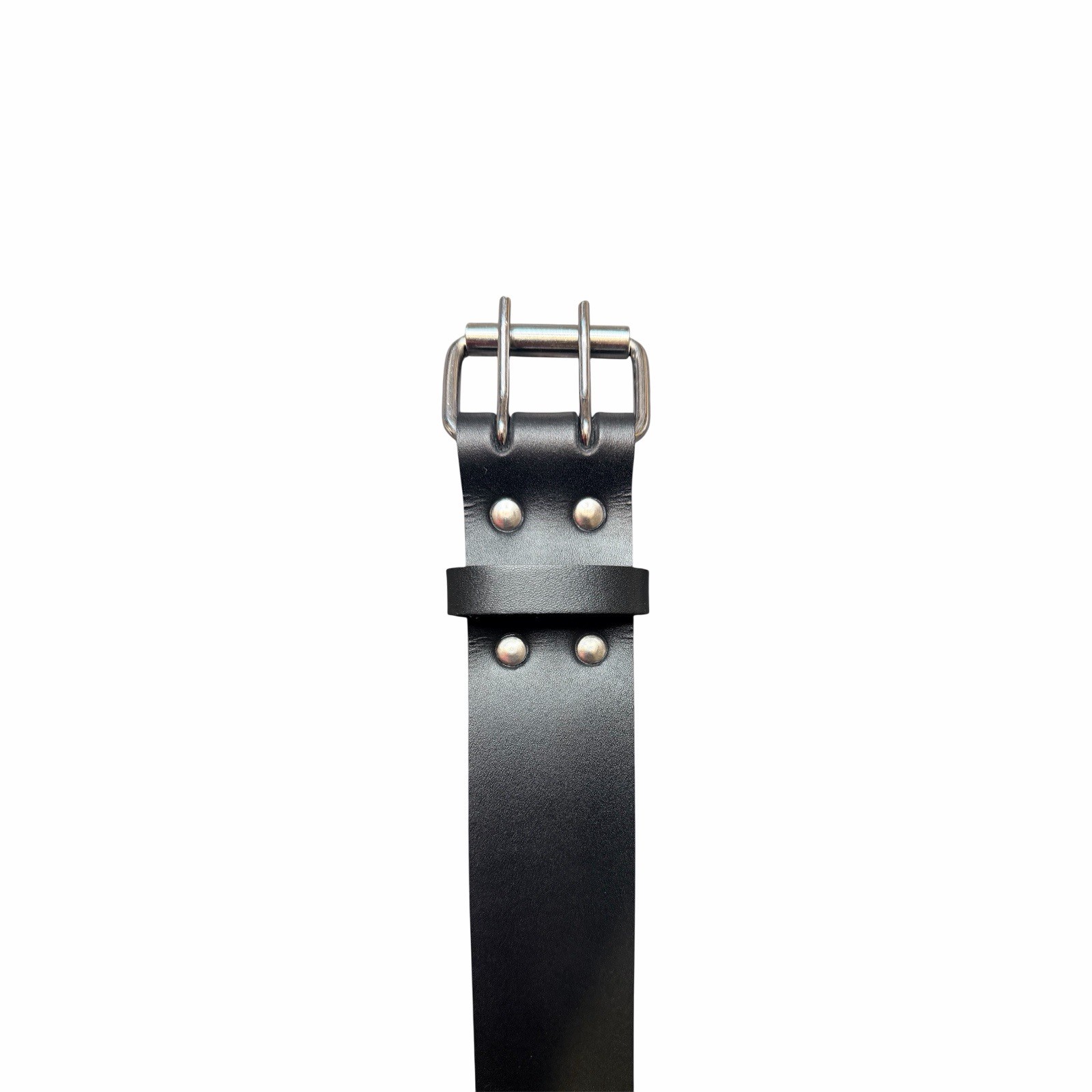 New Black Leather Swordsman Belt with Buckle Heavy Duty