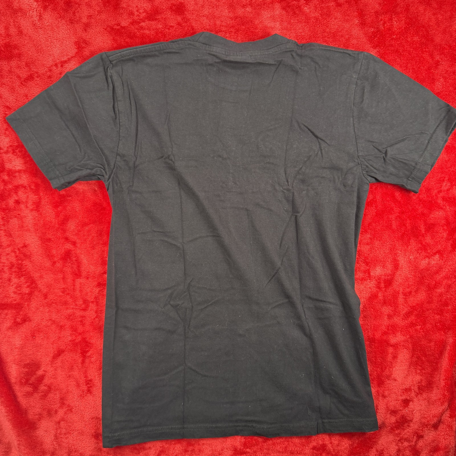 Beach Blue Aruba Embroidered Palm Trees T-Shirt Black Size S 100% Cotton Travel