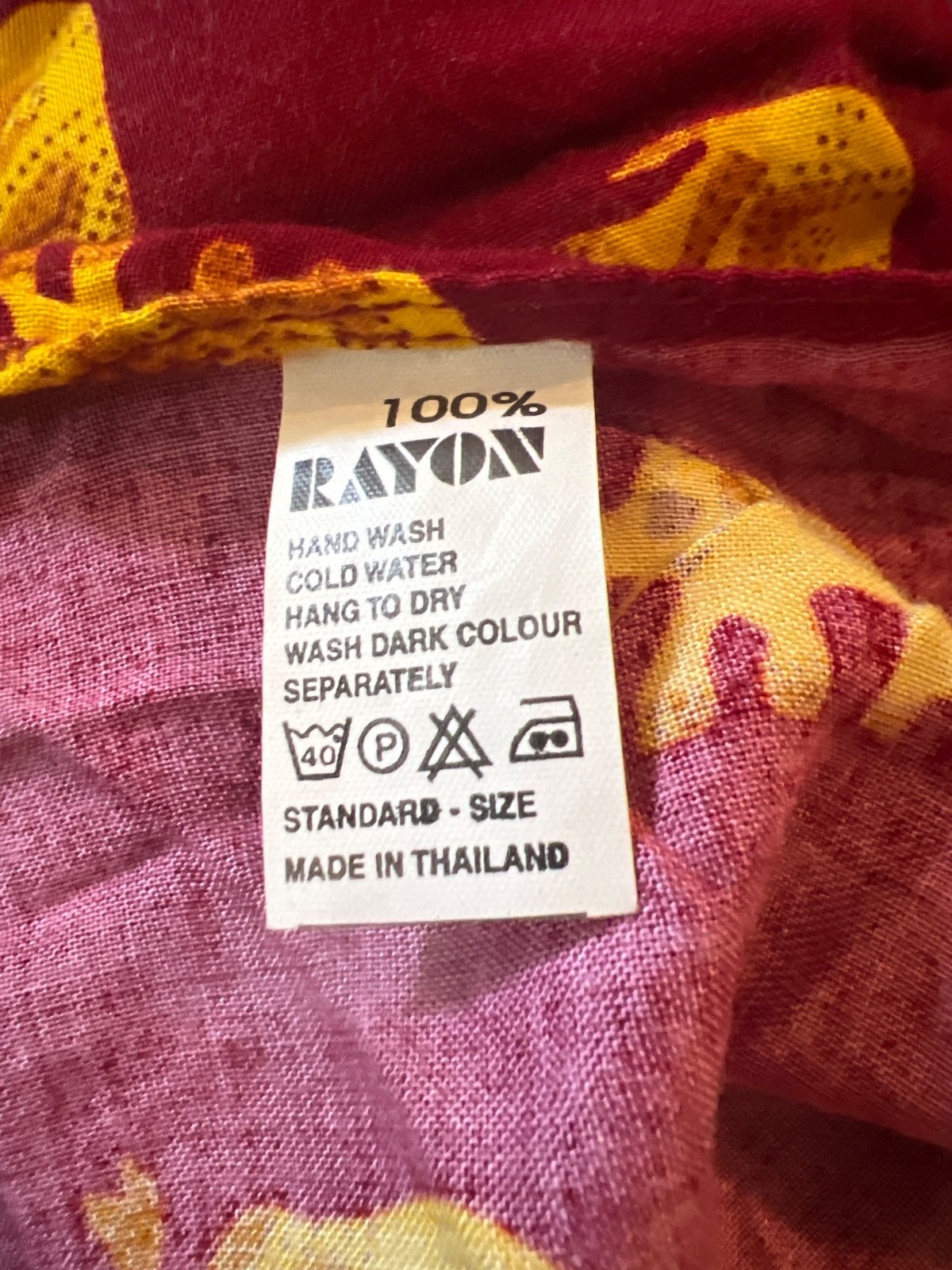 Thai wrap skirt (widely referred to as a Thai sarong or pha nung)