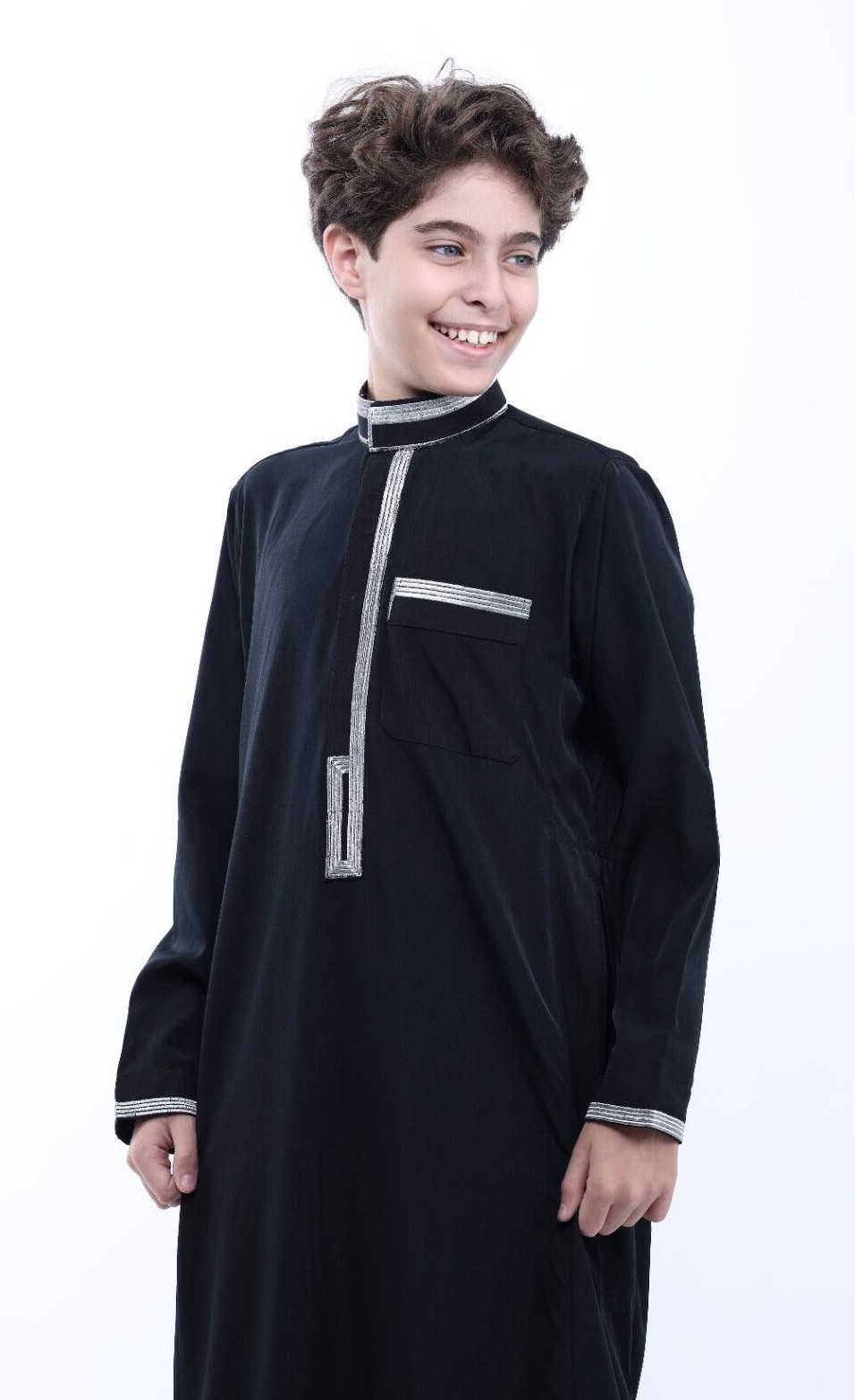 Boys Kids Style Thobe Robe Daffah Dishdasha Islamic Arabian Kaftan Al-Rayan