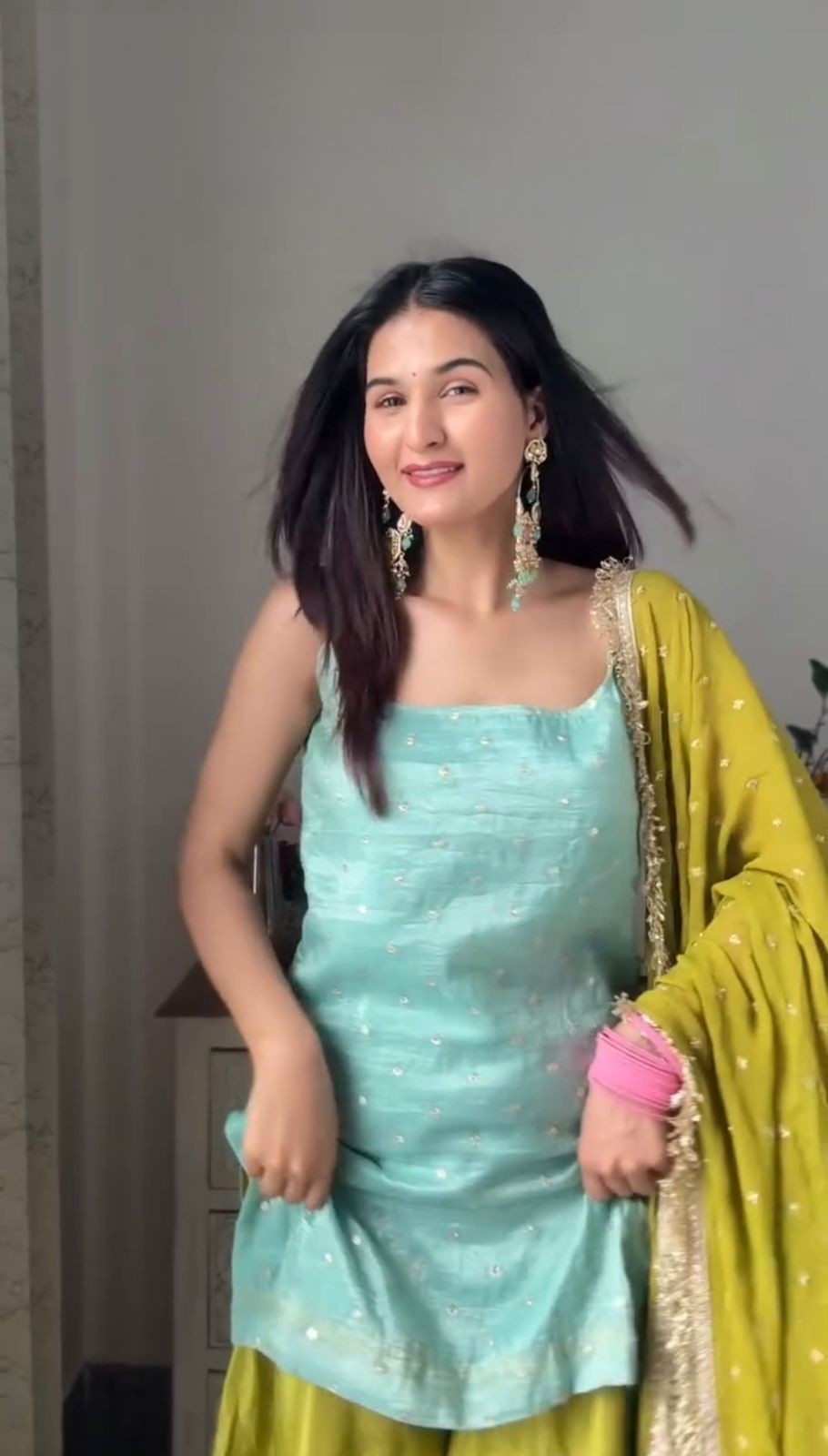 Partywear plazzo suit Bollywood Trending Artical Most Selling Wedding collection