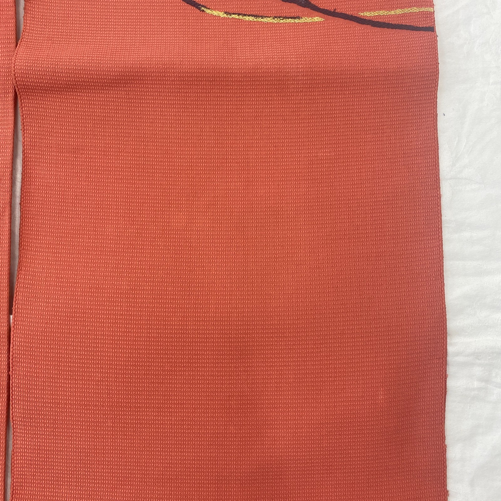 Japanese Vintage Kimono Nagoya Obi Cotton Pink Traditional Authentic 138x 11 in