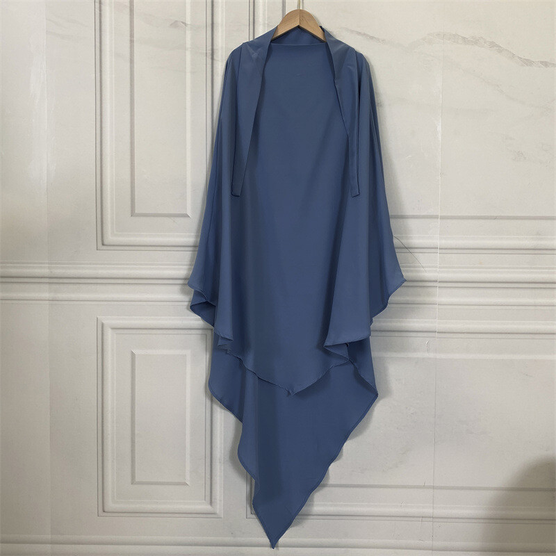 Eid Ramadan Muslim Overhead Abaya Large Hijab Khimar Scarf Islamic Jilbab Niqab