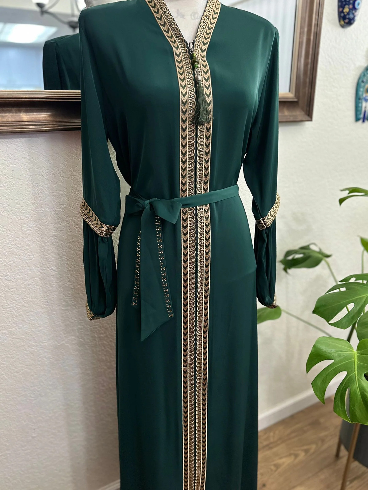 Zuhra Abaya – Women’s Embroidered Dress, Perfect for Eid, Abaya, Ramadan