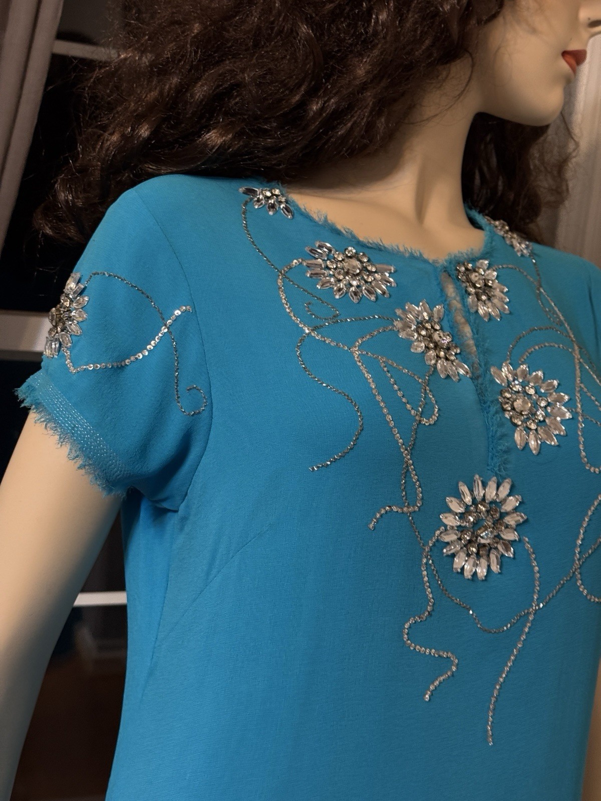 Vntg Y2K Poshaak Indian fashion dress, brand new with original tags Sz.M $395