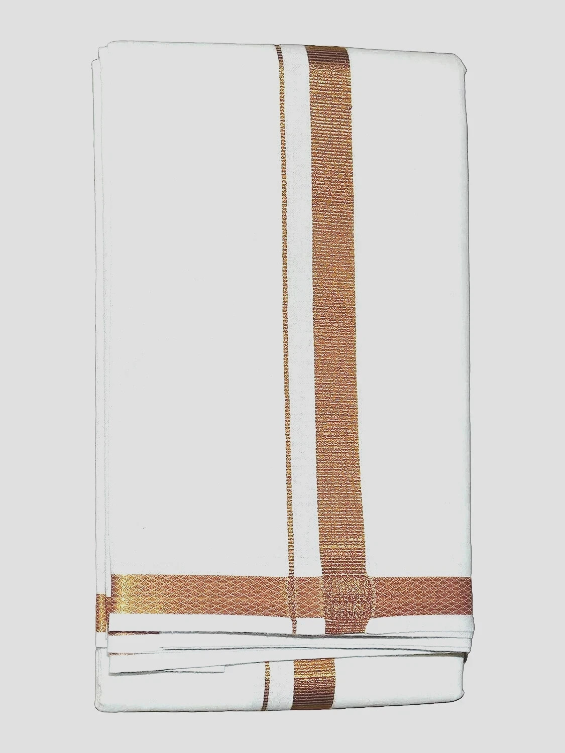 Men’s Cotton Dhoti Lungi Traditional White Angavastram (34 X 76-inch) For Puja