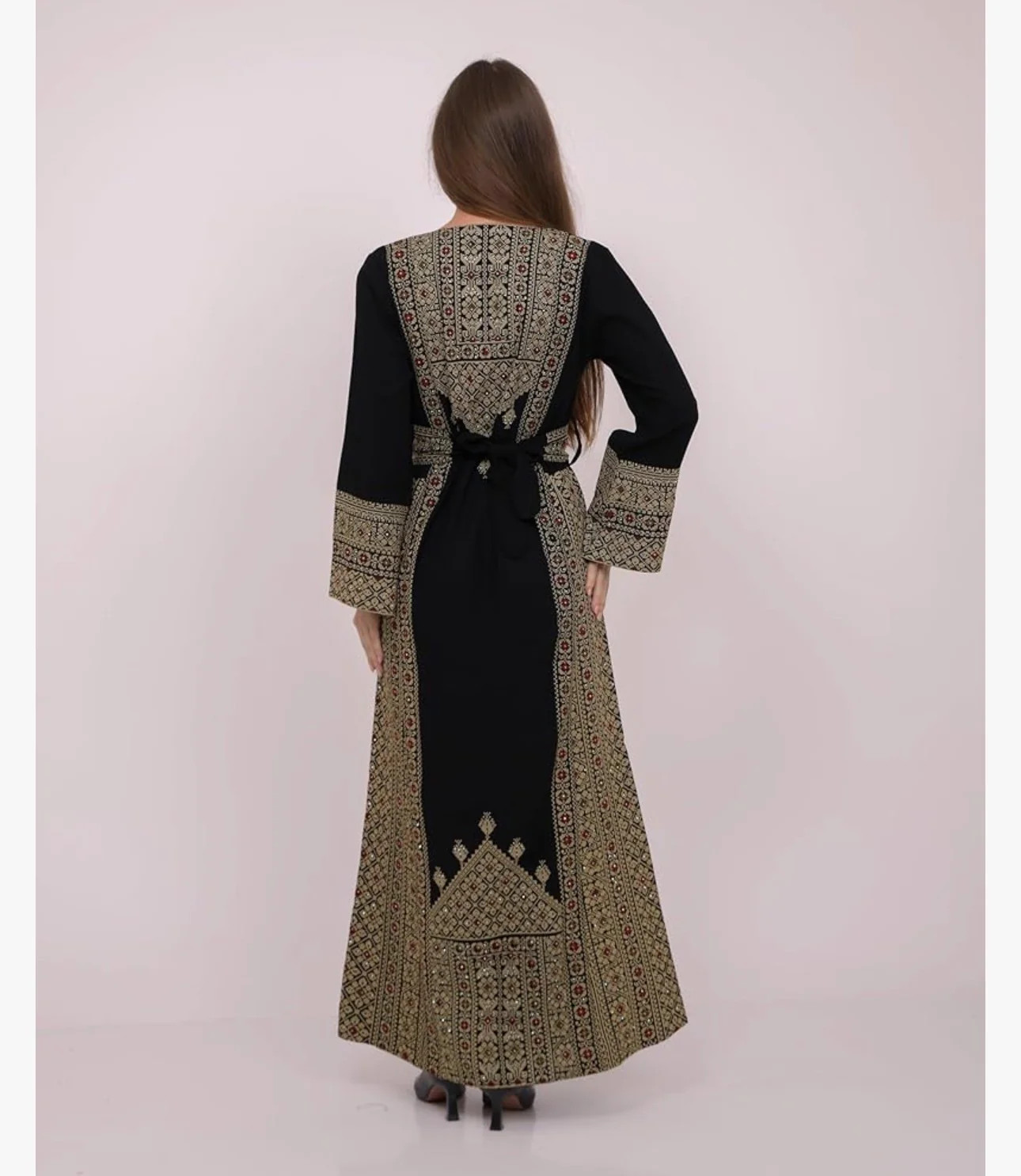 Tarif Thobe – Women’s Embroidered Dress, Perfect for Eid, Abaya, Ramadan