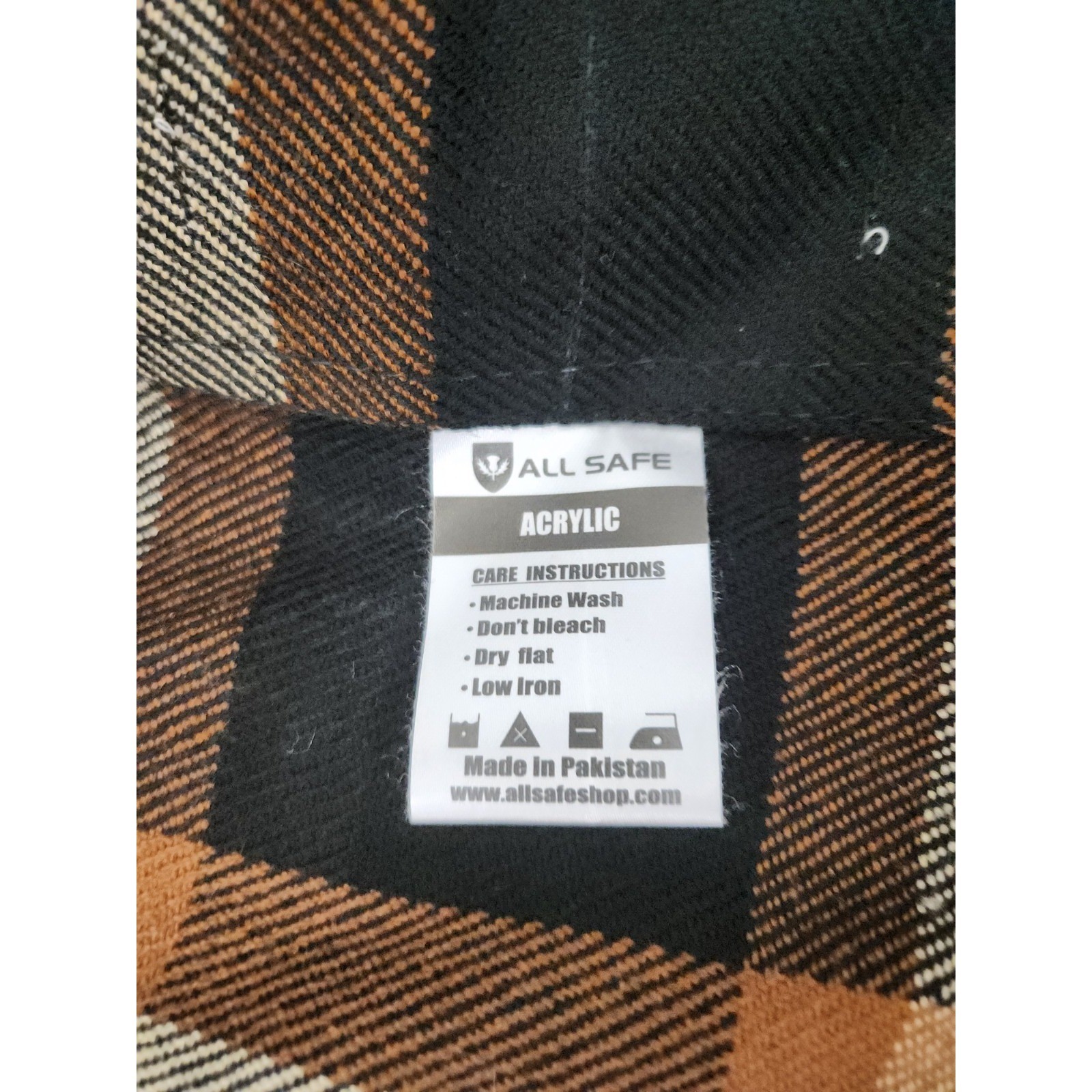Celtic Pro Brown Tan Tartan Plaid Acrylic Kilt Mens Size 42 New With Tags