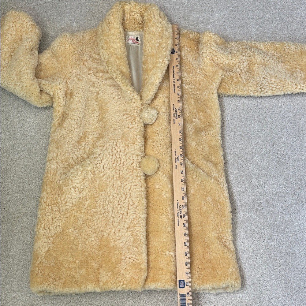 Vintage 50’s Alpine New Zealand Lambswool Sheepskin Sherpa Jacket Womens Small