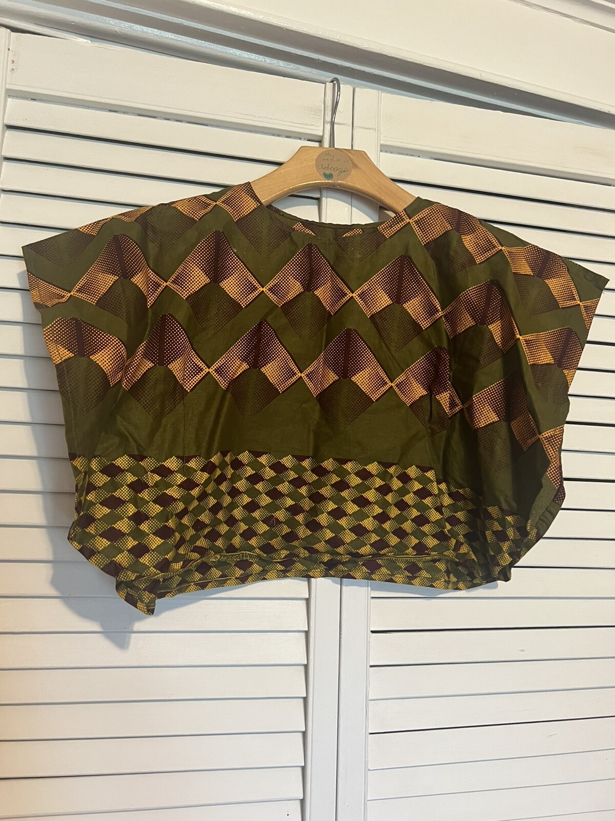 NIGERIAN AFRICAN Kids Girls Boys Shirt Size 2T Handmade Dashiki Shirt