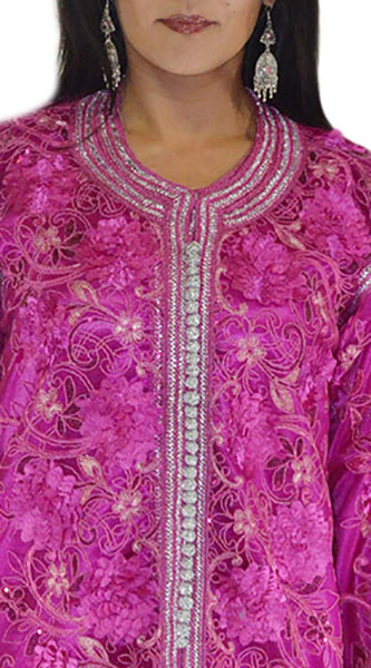 Moroccan Wedding Gown Caftan Kaftan Long Dress Abaya Tackchita Middle East