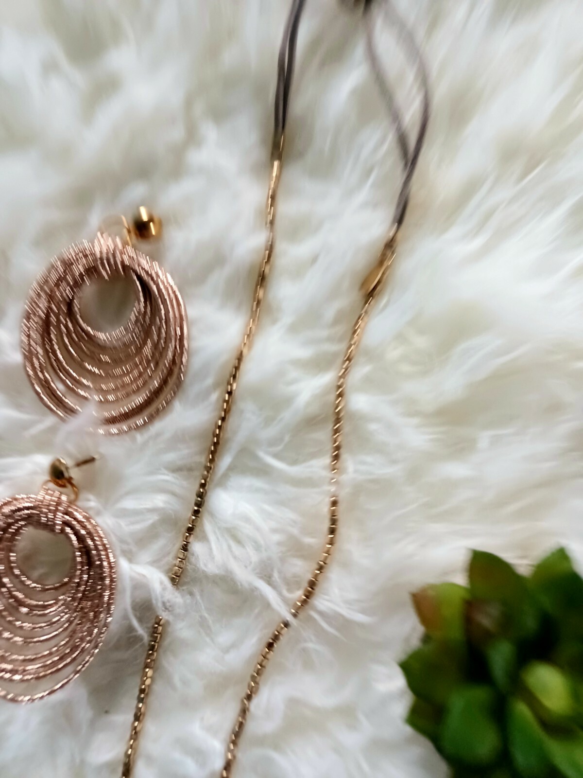 Trendy, versatile necklace with earrings