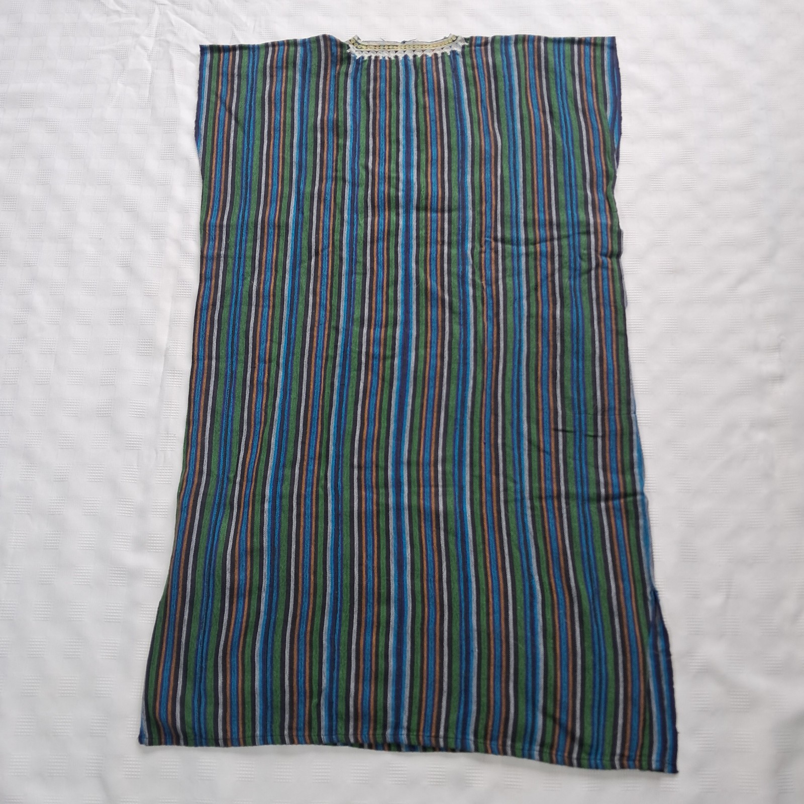 VTG Unisex BATAKARI SHIRT, Orange,green,Blue, Embroidered, Boho, Reggae, Muslim