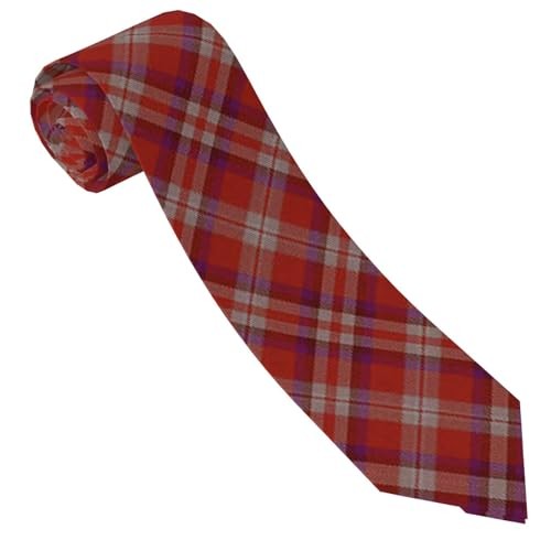 Men’s Scottish Necktie,Moubray Tartan Clan Tie, Classic Penningston Tartan