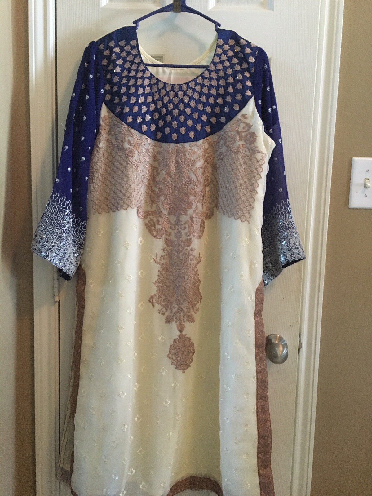 Pakistani Designer Charizma Chiffon Embroidered Sequin Work Party Wear Suits XL