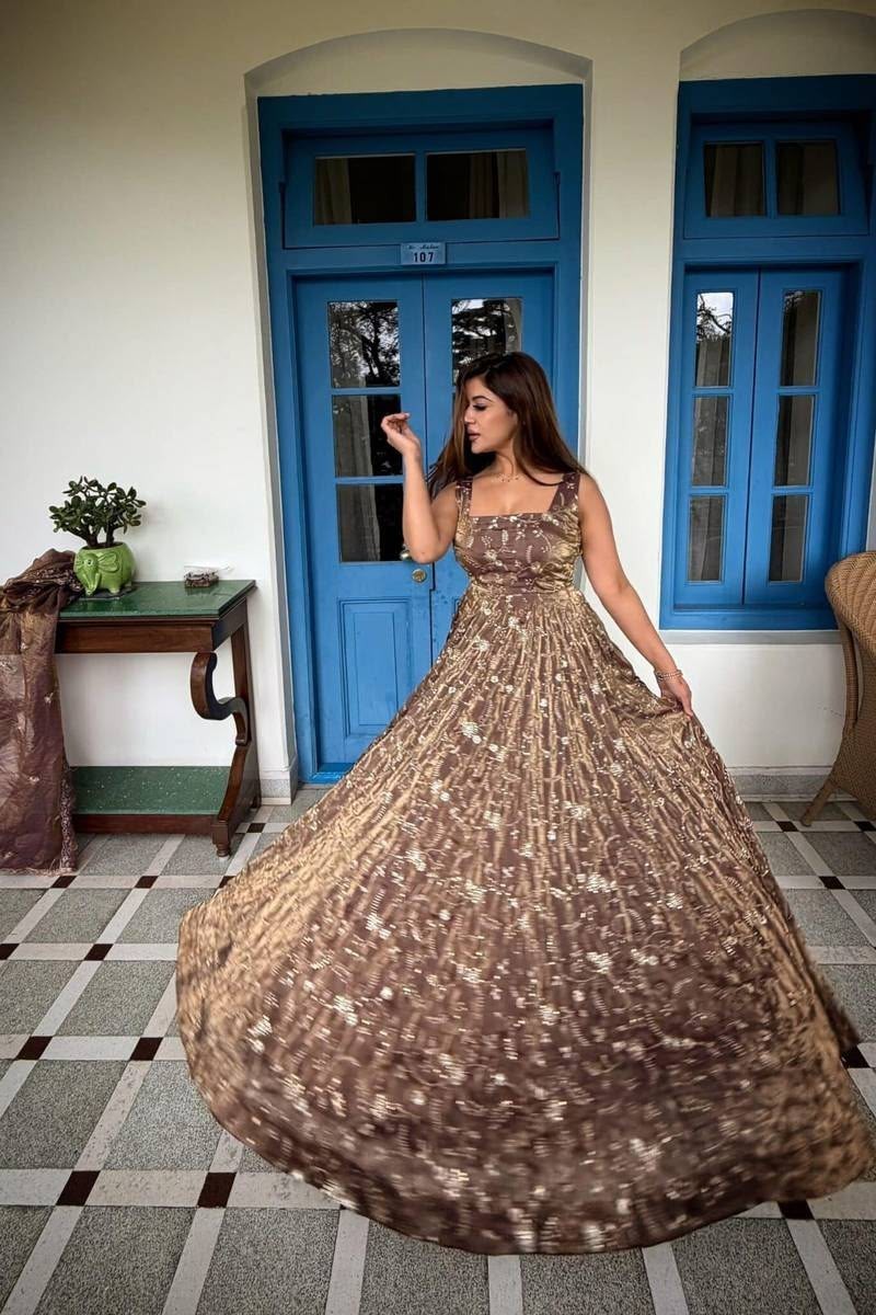 Anarkali Gown Indian Dress Salwar Kameez Ready made Party Wedding Bollywood eid