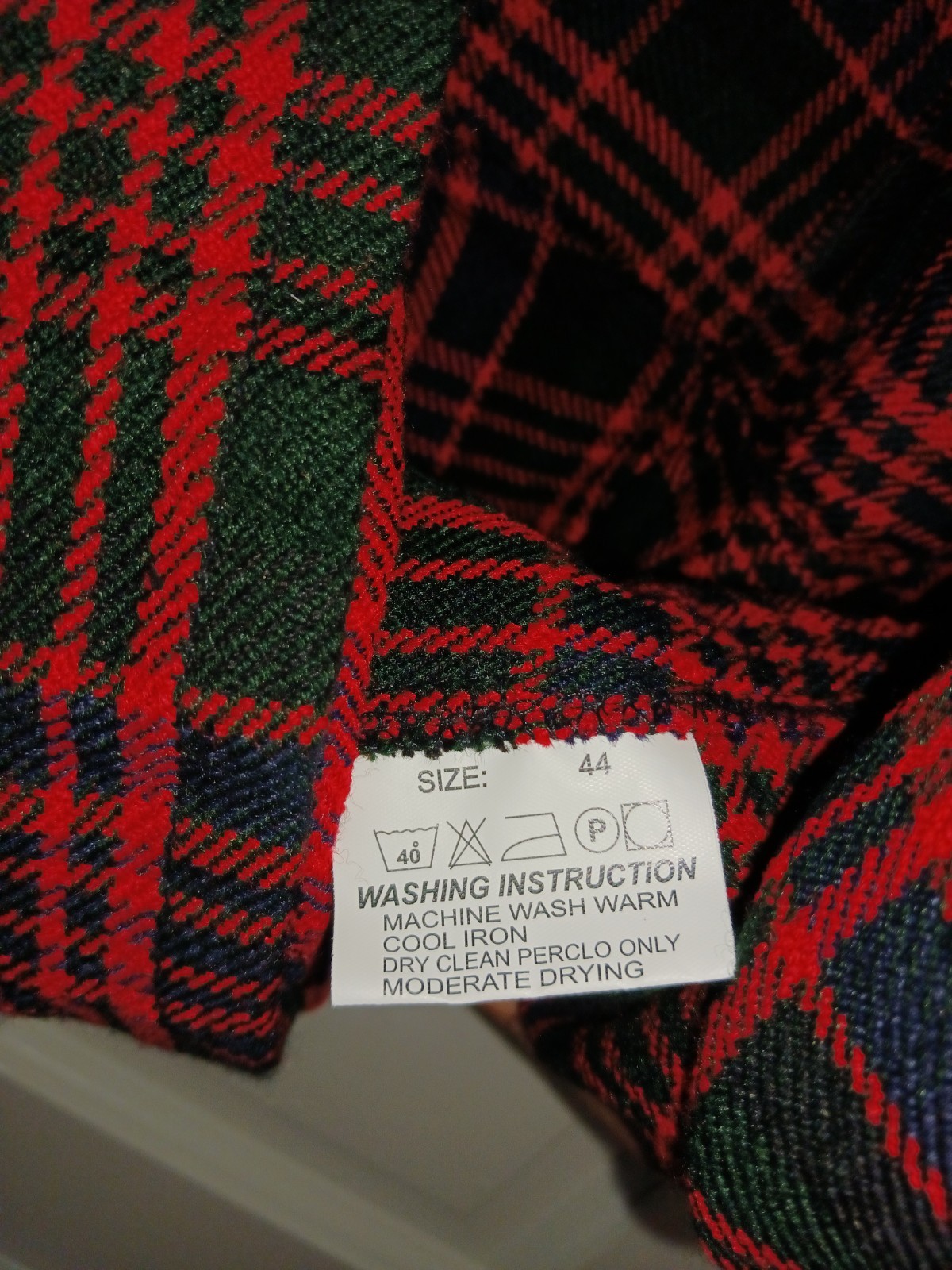 Tartanista Buchanan Plaid Pleated Wraparound Kilt Skirt Size US 22/24 UK 44 NWT