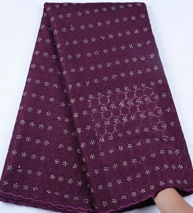 High Quality Nigerian Holes Voile Lace In Switzerland For Man and woman.5yards