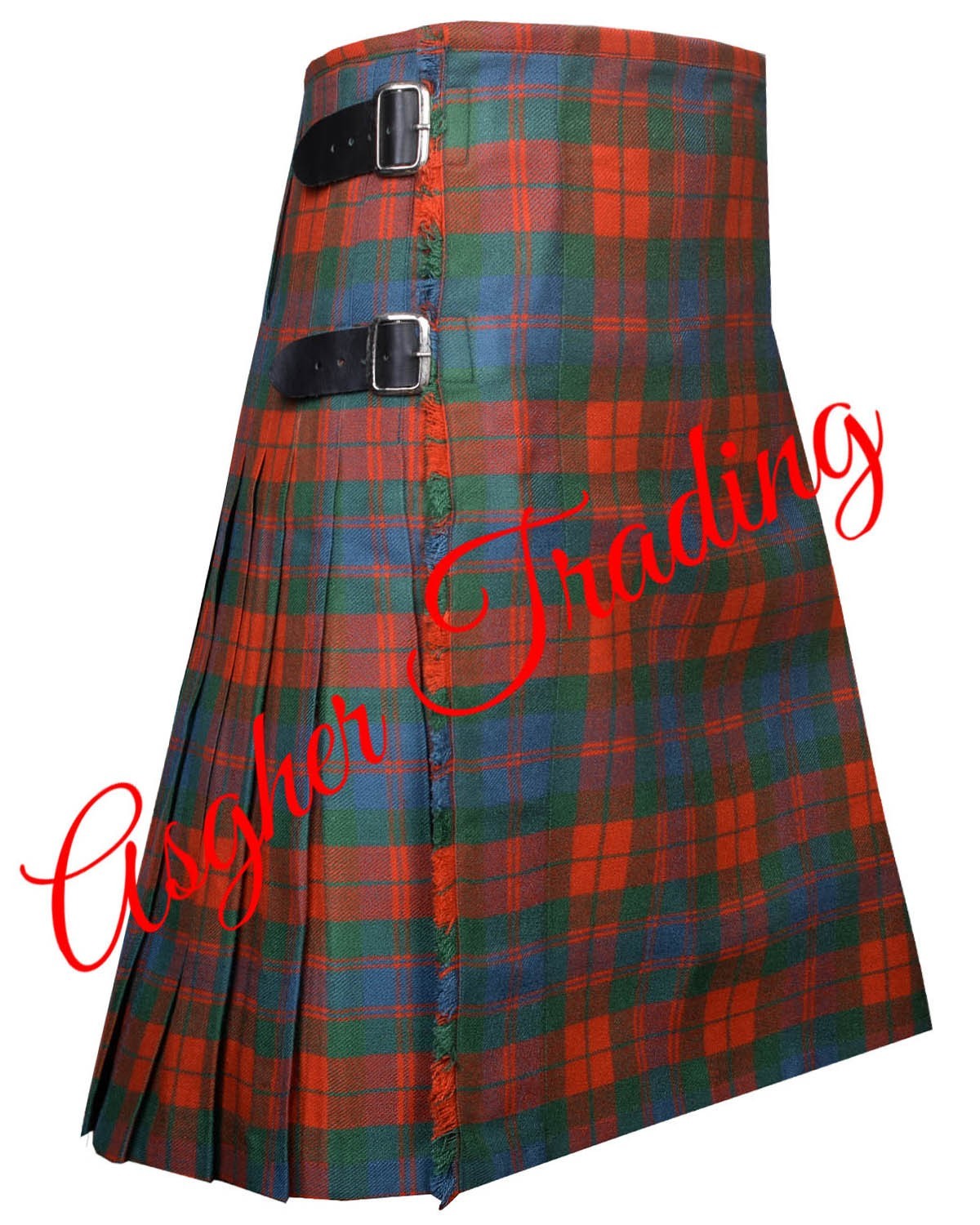 Clan Fraser Ancient Tartan Kilt, Handmade Traditional 8 Yard kilts & Custom Size