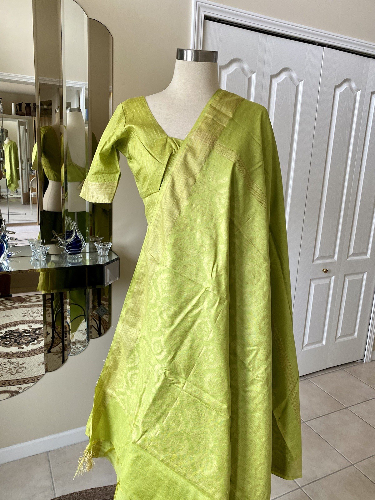 Sari Saree Stitched Blouse Crop Top New