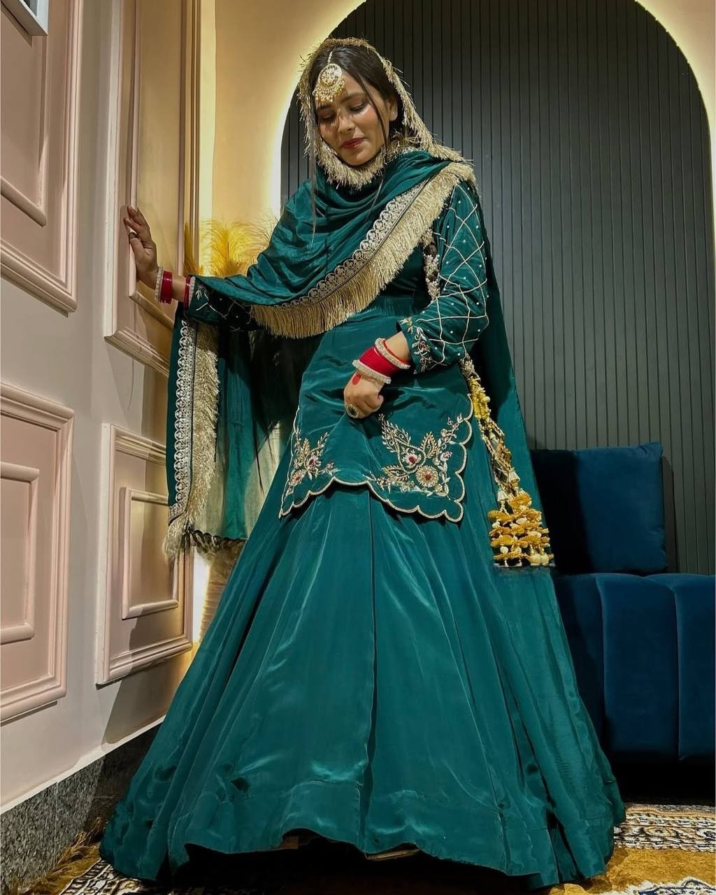 Lehenga Top Indian Designer New Bollywood Wedding Pakistani Party Wear Dresses