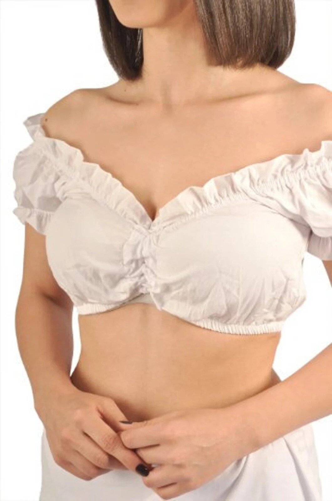0166 Dirnd Traditional Bavarian dirndl blouse shirt