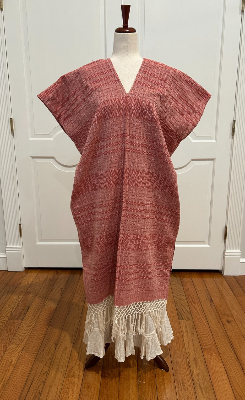 One of a Kind Pedal loom Mexican Dress! Summer Dress! Huipil style!
