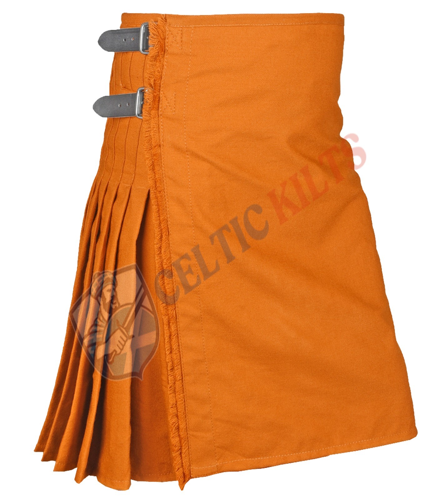 Scottish Clan saffron tartan kilt For men Custom Made 8-yard Kilts