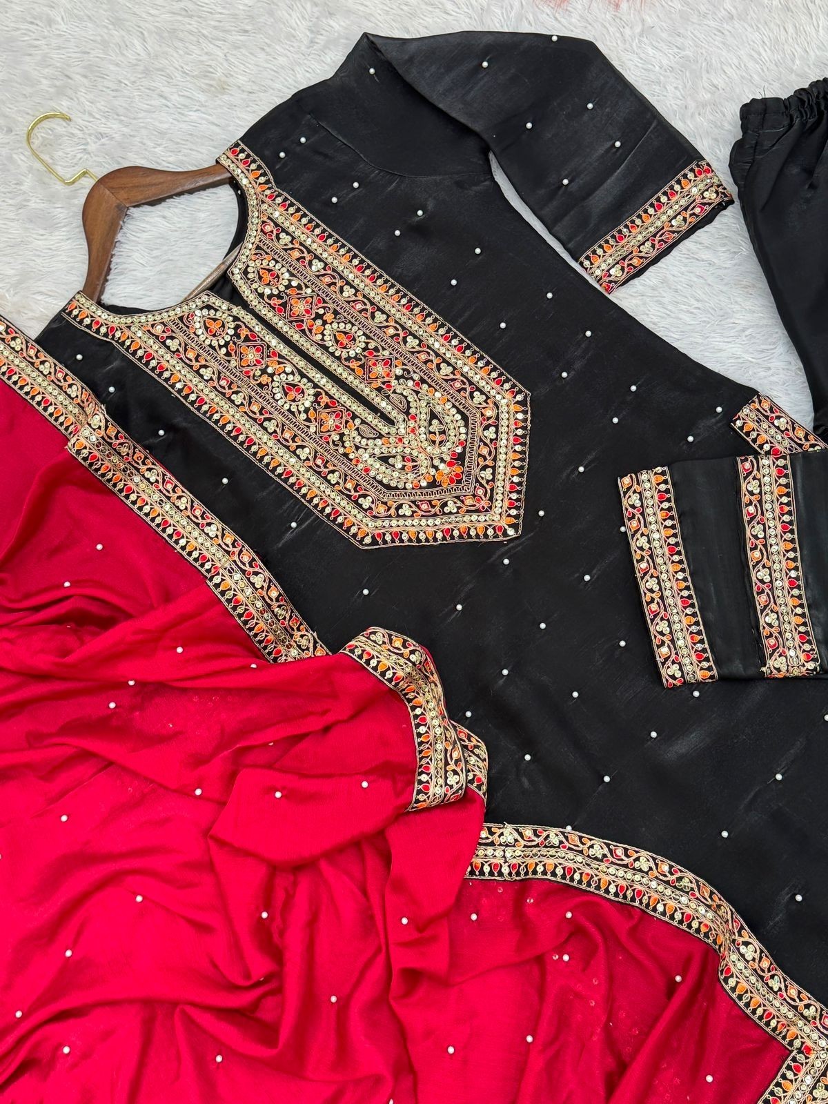 Designer Indian Pakistani top pent Bollywood Dress Party Wear Suit wedding