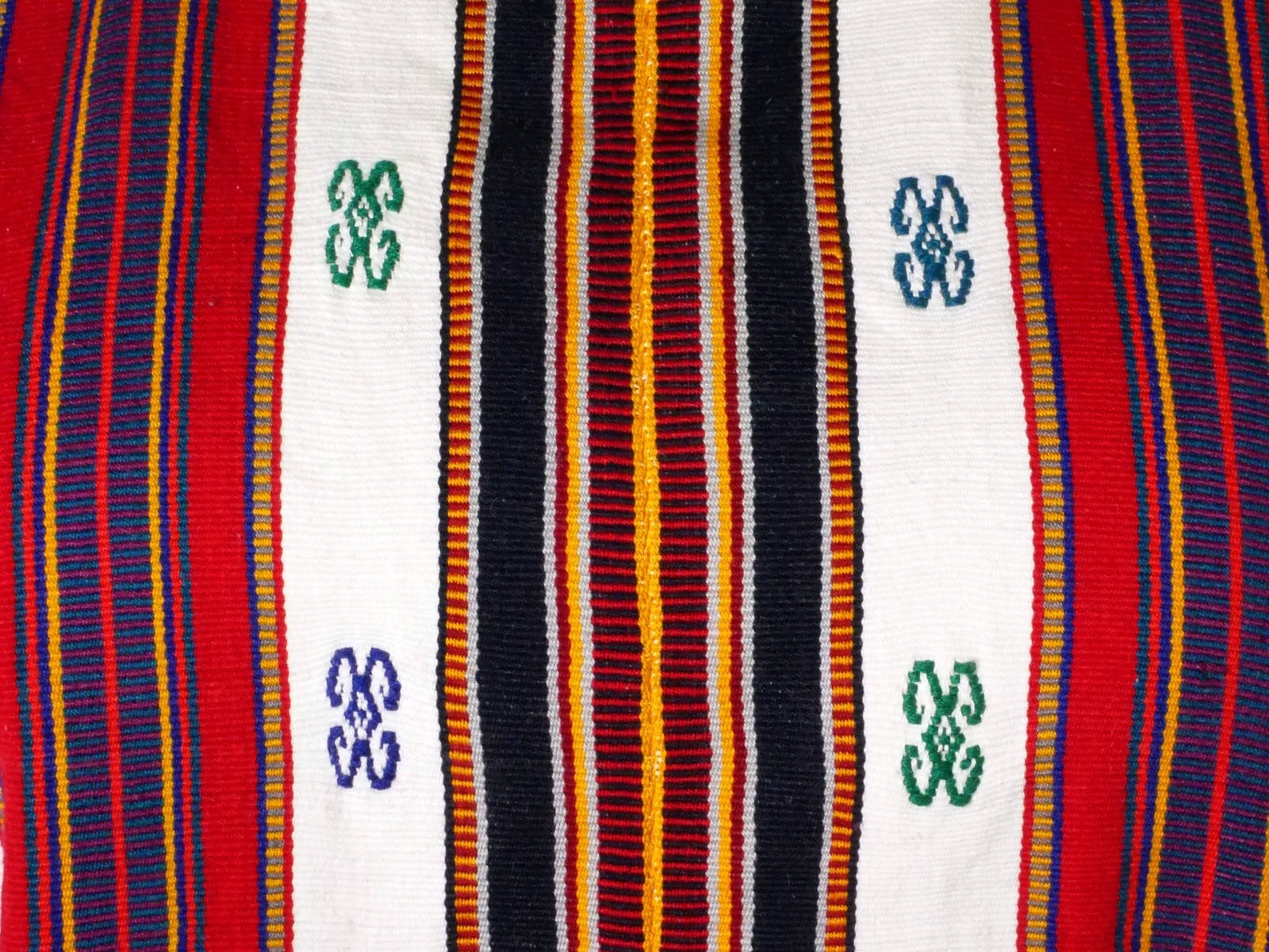 M/L Huipil Tunic Hand Woven Back Strap Loom Maya Chiapas Pantelho Mexico Peasant