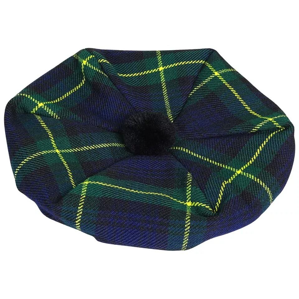 Men’s Gordon TAM o’ SHANTER Bonnet Beret Balmorals Tartan Tammy Hat