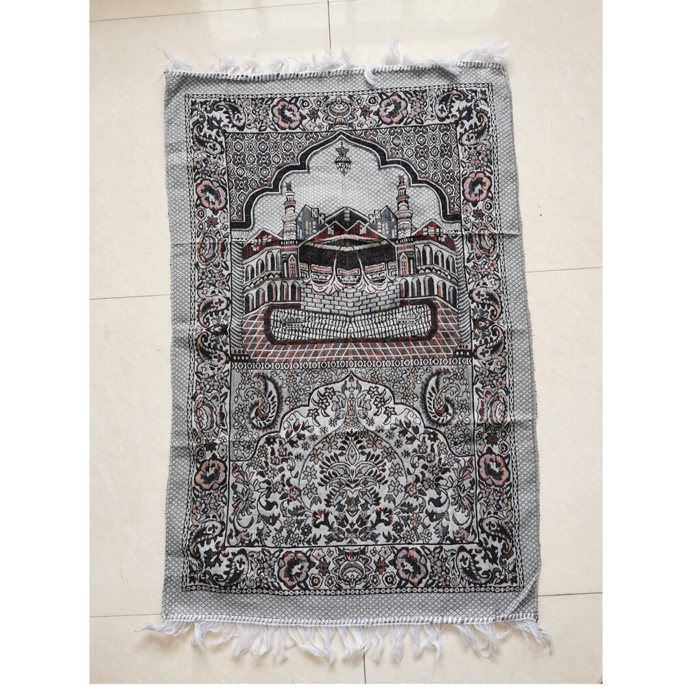 1PC Muslim Turkish Islamic Prayer Rug Salat Musallah Sejadah Mat Tassel Carpet