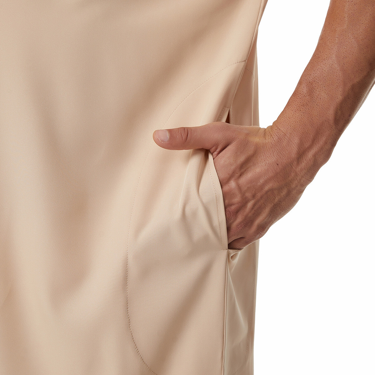 Men Thobe Jubba Thoub Muslim Men Short Sleeve Kaftan Saudi Arab Thoub Dishdasha