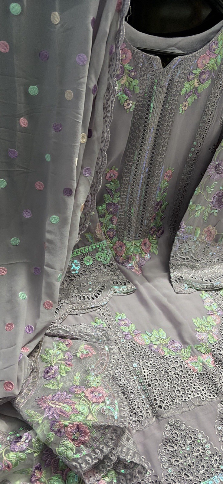 Pakistani Indian Stitched Readymade Salwar Kameez Suit Festive Wear Party Dress