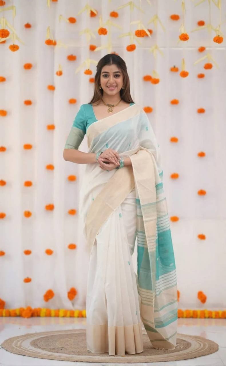 Women Soft Lilan Designer Banarasi Saree Party Wedding Festive Bollywood Rich