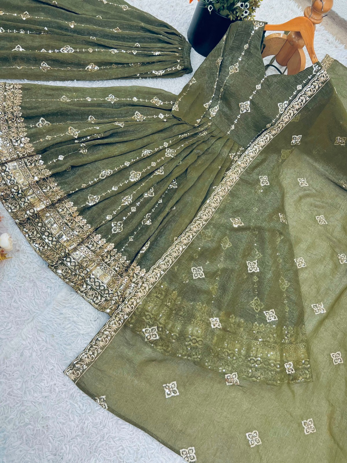 PARTY WEAR BOLLYWOOD WEDDING INDIAN DESIGNER PAKISTANI SALWAR KAMEEZ EID DRESS
