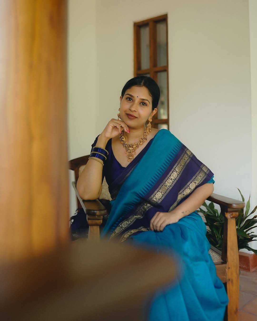 Indian Cotton Silk Saree With Unstitched Blouse Piece Festive Party Wear Sari