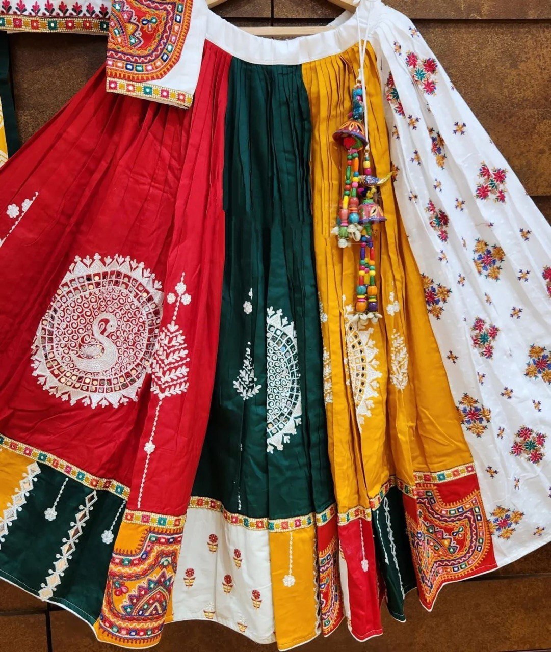 Beautiful Multicolor Navratri Lehenga Choli For Women By Aadat export