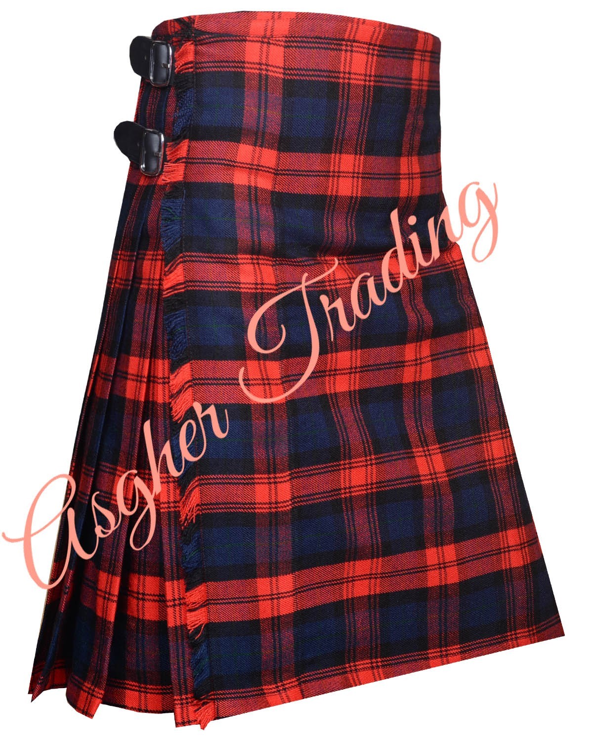 MacLachlan Modern Tartan 8 Yard Kilt, Men’s Traditional kilt & Custom Size kilts