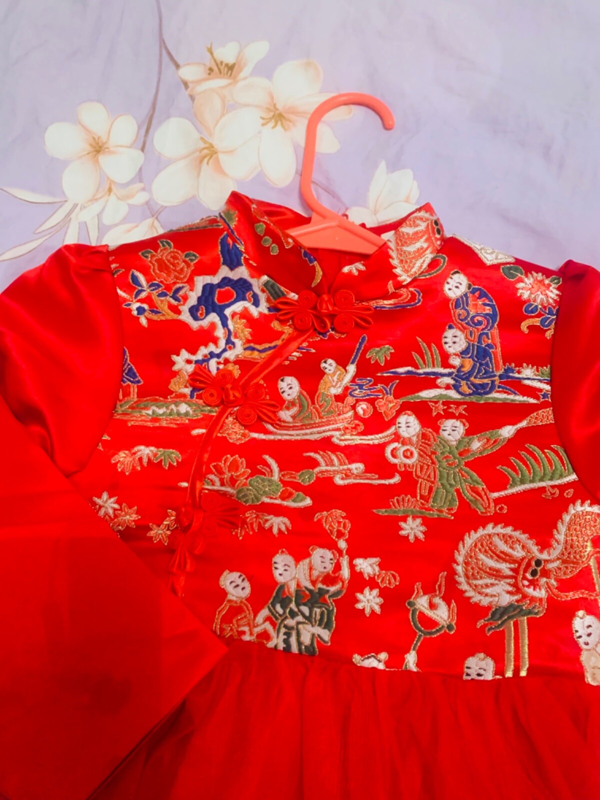 Chinese New Year Traditional Kids Tang Suit 120cm